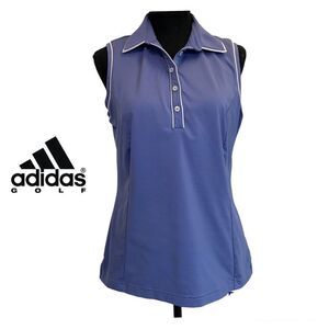 Adidas golf Climacool sleeveless purple tank top Sz M